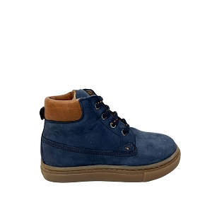 MALDONE 8180:BLEU MARINE/CUIR VELOURS ET NUBUCK/MARRON ET CAMEL