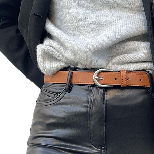  SIMONE<br>CAMEL CUIR LISSE 