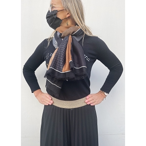  YF5227<br>CAMEL TEXTILE NOIR
