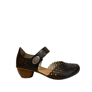 D0V70 43753:NOIR/CUIR LISSE/