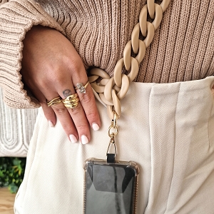 39845 CHAINE:BEIGE/AUTRE/