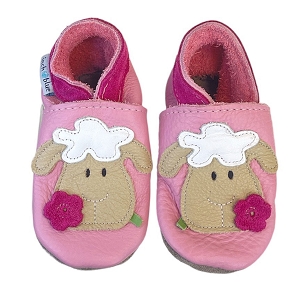 BIBLIC SHEEP:ROSE/CUIR LISSE/