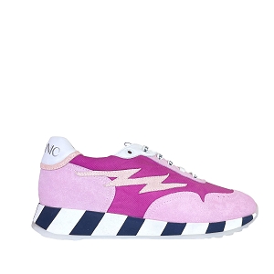 PLAYGROUND 2304:VIOLET/CUIR VELOURS ET NUBUCK/ROSE