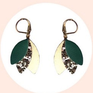 SATIN UNI JESSE:VERT/AUTRE/OR