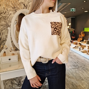 CADAQUES 1569 NINON:ECRU/TEXTILE/CHOCOLAT