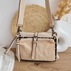 ALICE STAR RODEO 1:LEO/TEXTILE/BEIGE ET TAUPE