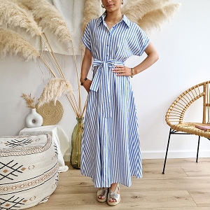 42686 KILKY 6:BLEU/TEXTILE/