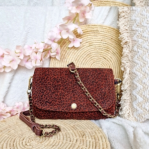  ODILE PA<br>BORDEAUX CUIR VELOURS ET NUBUCK 