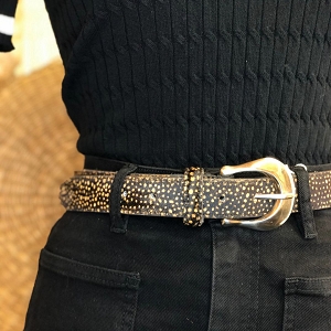  LEO<br>COGNAC CUIR VACHETTE NOIR