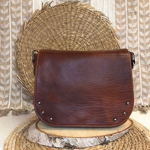  MARINE<br>COGNAC CUIR LISSE 