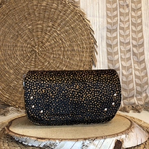  ALICE<br>COGNAC CUIR LISSE NOIR