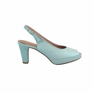 5461 6604:VERT D EAU/CUIR LISSE/