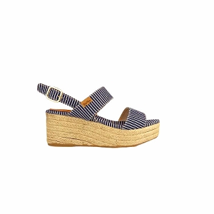 10503 MARRON FONCE ARA CRIS:BLEU MARINE/CUIR LISSE/BLANC