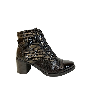LILON Y2032:NOIR/CUIR VERNIS/