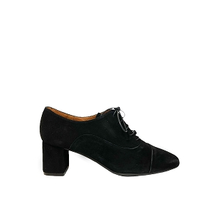 ANGELA T4203:NOIR/CUIR VELOURS ET NUBUCK/