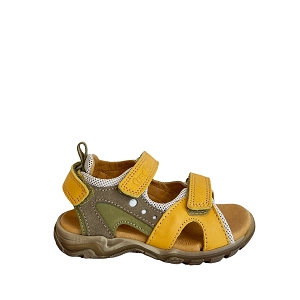 LOLA 3150215:JAUNE/CUIR LISSE/VERT