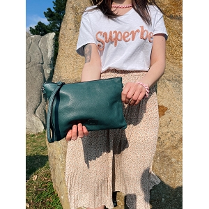  TACOMA3<br>VERT CUIR LISSE 