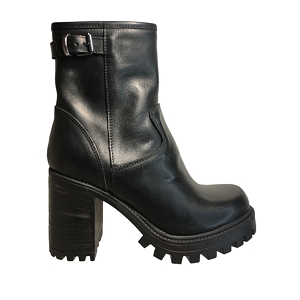 MALDONE ILDA:NOIR/CUIR LISSE/