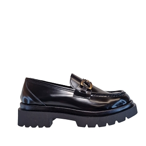 GECO KOX:NOIR/CUIR LISSE/