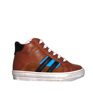 44587 GUMMI 1502:COGNAC/CUIR LISSE/
