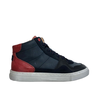 9111 BACO:BLEU MARINE/CUIR LISSE/
