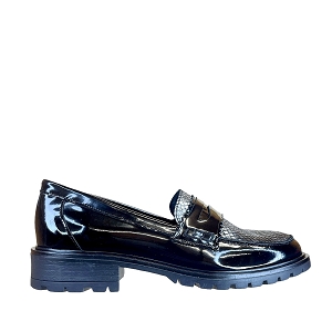 GETAFE PISCALI:NOIR/CUIR VERNIS/