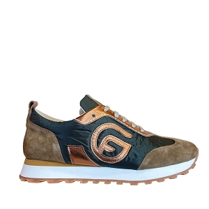 IL 03 KADOM:KAKI/CUIR VELOURS ET NUBUCK/MARRON ET CAMEL