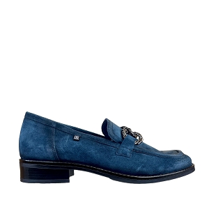 ASTAR ARGENT/FUSCHIA BABYBOTTE 9117:BLEU CANARD/CUIR VELOURS ET NUBUCK/