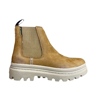 11001 CHELSEA:CAMEL/CUIR VELOURS ET NUBUCK/