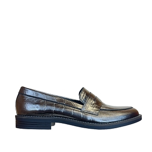 MARJORIE 7000:GRIS ANTHRACITE/CUIR METALLISE/