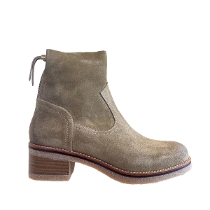 REA GRIS ROSE BELLAMY PABLO:TAUPE/CUIR VELOURS ET NUBUCK/
