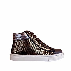 35720 3436:BRONZE/CUIR LISSE/