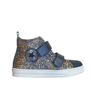 BOBTROP 5632:BLEU MARINE/CUIR LISSE/MULTI