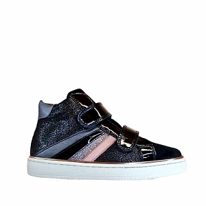 JESS KAROLINE:NOIR/CUIR LISSE/MULTI