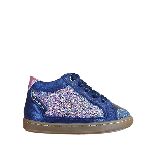  BOUBA CONNECT<br>BLEU MARINE CUIR LISSE 