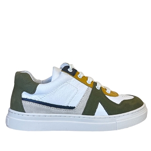  OMER<br>KAKI CUIR LISSE JAUNE