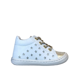  IVEA<br>BLANC CUIR LISSE OR