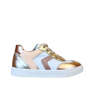  COPI<br>ROSE METAL CUIR LISSE BLANC