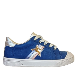  GALA<br>BLEU MARINE CUIR LISSE ARGENT