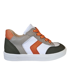  CARL<br>KAKI CUIR LISSE ORANGE