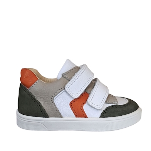  CIRANO<br>KAKI CUIR LISSE ORANGE