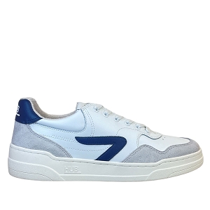 CAVOUR COURT:GRIS CLAIR/CUIR LISSE/BLEU
