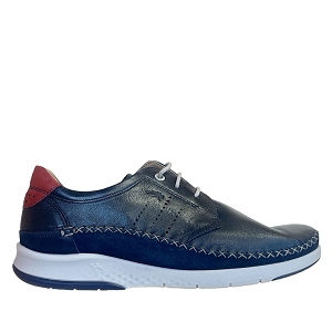 USTY 0795:BLEU MARINE/CUIR LISSE/
