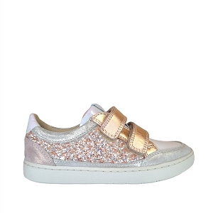  PLAY CO SCRATCH<br>ROSE METAL CUIR LISSE BLANC