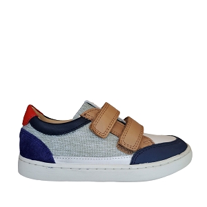  PLAY CO SCRATCH<br>GRIS CLAIR CUIR LISSE BLEU