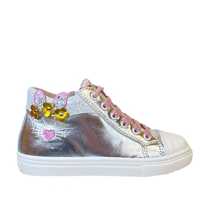  4212<br>ARGENT CUIR LISSE JAUNE