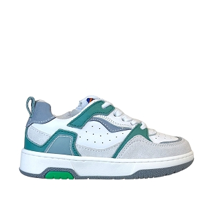  4656<br>BLANC CUIR LISSE VERT