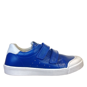  G2130316<br>BLEU ROI CUIR LISSE BLANC