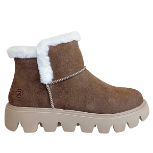0701 W2071:CAMEL/CUIR VELOURS ET NUBUCK/