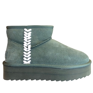 1727 YWPLA10:KAKI/CUIR VELOURS ET NUBUCK/